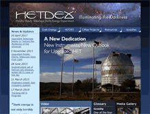 Tablet Screenshot of hetdex.org